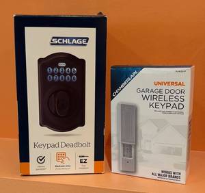 LLR - Schlage Keypad Deadbolt & Chamberlain Universal Garage Door Wireless Keypad