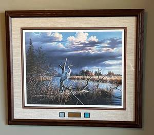 BR1 - Ken Zylla Swamp Islands Signed Framed Print
