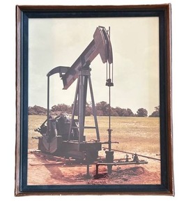 BR1 - Framed Oil Pumpjack Photographic Print