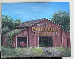 DR - Original Barn Painting on Canvas 16x20