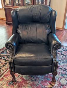 K - Vintage Bradington Young Leather Recliner
