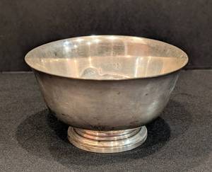 K - Vintage P. Revere Reproduction Sterling Silver Bowl 387