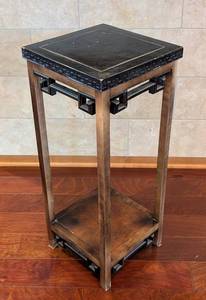 K - Vintage Decorative Wood Accent Table