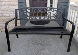 FP - Metal Patio Bench