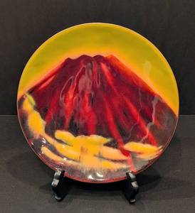 K - Ando Mt. Fuji Cloisonne Enamel Dish