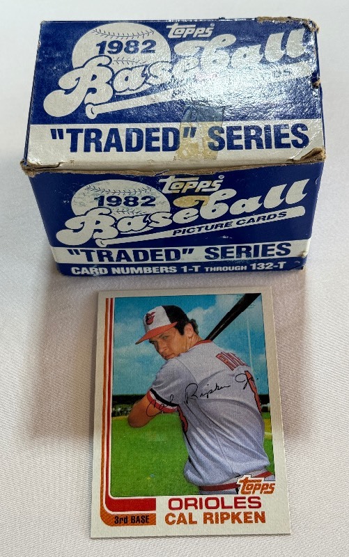 1982 Topps Traded Baseball Complete Set w/ Cal Ripken Jr. RC #98T