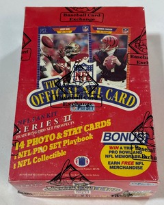 1989 Pro Set Football w BCE Wrap and Certification - RARE - Gem Mint Barry Sanders RCs