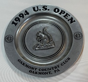 1994 US Open Golf Plate Oakmont Country Club