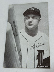 Al Kaline Vintage Exhibit Baseball Card