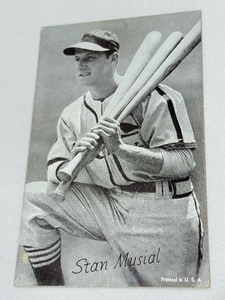 Stan Musial Vintage Exhibit Baseball Card - 2