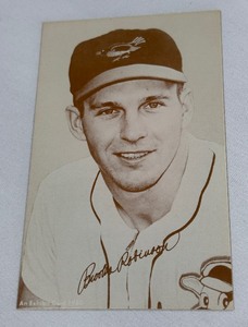 Brooks Robinson Vintage Exhibit Baseball Card