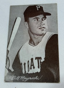 Bill Mazeroski Vintage Exhibit Baseball Card