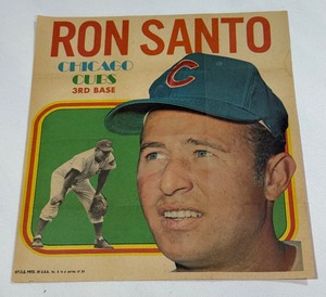 Ron Santo 1970 Topps Vintage Baseball Pin Up Poster #5