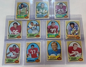 1970 Topps Football 11 Card Lot  Stars and Hall of Famers