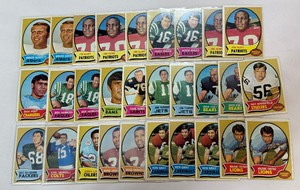 1970 Topps Football 29 Card Vintage Lot