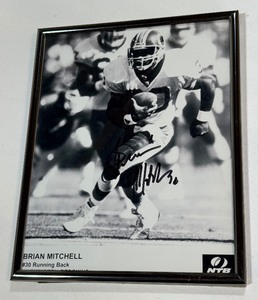 Brian Mitchell Autographed Photo Washington Redskins Football