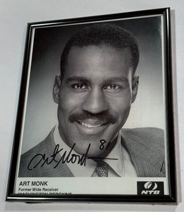 Art Monk Autographed Photo Washington Redskins Football