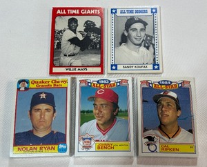 (5) Baseball Card Mini Sets