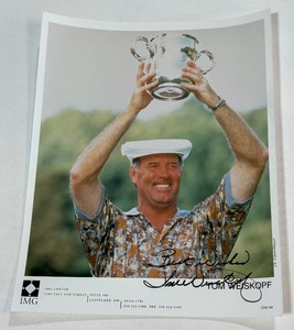 Tom Weiskopf Autographed Golf Photo w COA