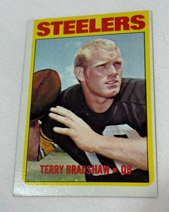 Terry Bradshaw 2nd Year 1972 Topps #150 Vintage Football Card