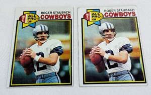 Roger Stauback 1979 Topps 2 Card #400 Vintage Football Lot