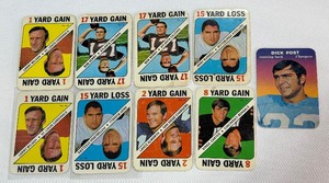 9 Card 1971 Topps Game Card and Glossy Vintage Lot