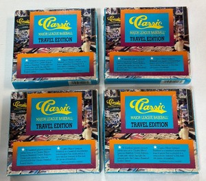 (4) Classic Major League Baseball Travel Edition Board Game