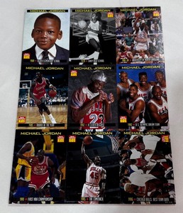 Michael Jordan 1999 Sports Illustrated For Kids 9- Card Basketball Sheet