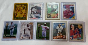 9 Card Autographed Baseball Lot Including HOF Whitey Herzog