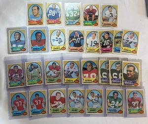 1970 Topps Football 28 Card Lot w HOFs and Stars