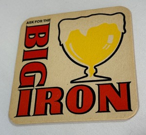 Vintage Big Iron Beer Coaster 1972 Pittsburgh Pirates TV Schedule