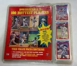 1990 Score Baseballs 100 Hottest Players Card Set