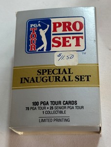 PGA Tour Pro Set Special Inaugural Golf Card Set