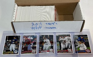 2011 Topps Update Baseball Card Set - Not Complete