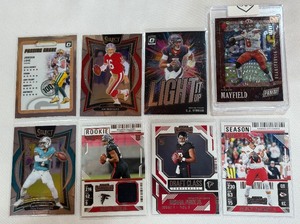 8 Card Quarterback Star Lot w Numbered, Relic, Rookies - Love, Stroud, Penix, Montana, Mayfield, Mahomes, Tua