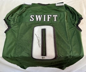 DeAndre Swift Autographed Football Jersey w Beckett COA