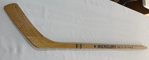Minnesota North Stars Mercury Car of the Stars Hockey Stick Signed by Lou Nanne 1 Unknown Auto