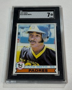 Ozzie Smith RC SGC Slab Graded 7 NM 1979 Topps #116 Rookie Baseball Card