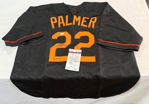 Jim Palmer Autographed Jersey w JSA COA Inscribed HOF 90 - Baltimore Orioles Baseball