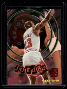 Michael Jordan RARE Insert 1995-96 Fleer Total O Hot Packs #2 Basketball Card