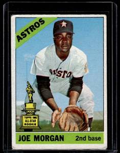 Joe Morgan Rookie Cup 2nd Year 1966 Topps #195 Vintage Baseball Card