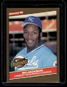 Bo Jackson RC 1986 Donruss Highlights #43 Rookie Baseball Card