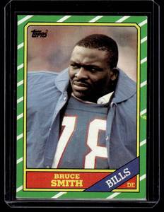 Bruce Smith RC 1986 Topps #389 Vintage Football Rookie Card