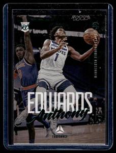 Anthony Edwards RC 2020-21 Chronicles Luminance #143 Rookie Minnesota Timberwolves Basketball Card