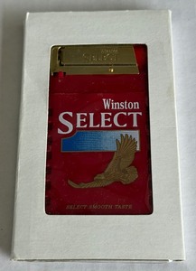 Winton Select Side Packr Butane Lighter in Box Mid-1990s