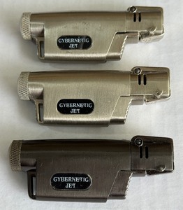 (3) Cybernetic Jet Novelty Pocket Torch Lighters