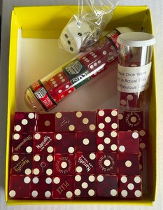 Las Vegas Casino Dice Collection and Novelty Trick Dice - Harrahs, California, Plaza, Fitzgeralds