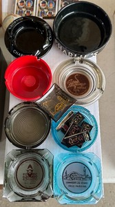 (9) Vintage Casino and Venue Ashtrays - Las Vegas - El Dorado, Flamingo, Charlies and More