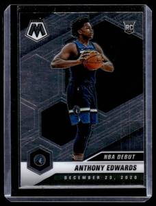 Anthony Edwards RC NBA Debut 2020-21 Mosaic #261 Rookie Minnesota Timberwolves Basketball Card