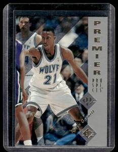 Kevin Garnett RC Premier Prospects SP 1996 Upper Deck #159 Rookie Minnesota Timberwolves Basketball  Card